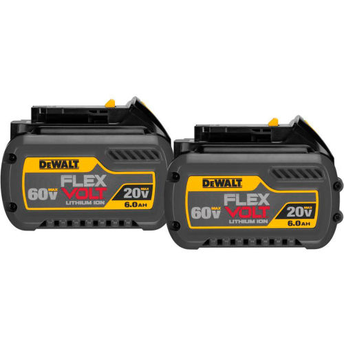 DeWalt DCB606-2 Flexvolt 20/60V Max Battery Pack 6.0 AH Dual Pack