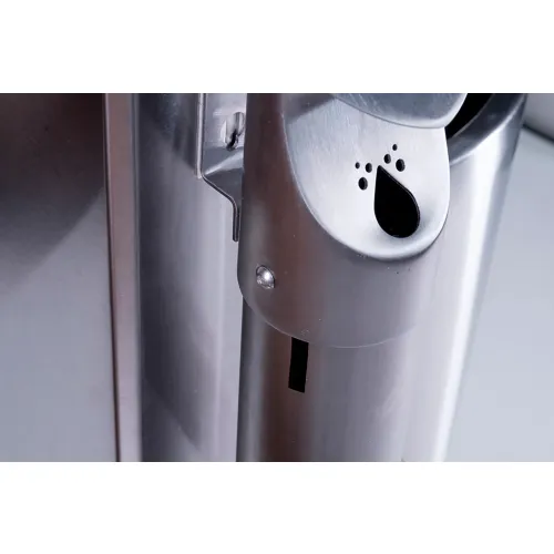 cigarette trash receptacle Hex Smokers Waste Disposal When ready to empty Side Mounted Cigarette Receptacle |