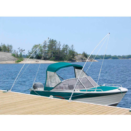 Dock Edge Mooring Whip 8' Lines & HDW, 2500Lb Capacity 1/Case - 3200-F