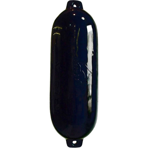 Dock Edge + Inc. Twin Eye Dolphin Smooth Boat Fender (6.5 x 23-Inch, Black)