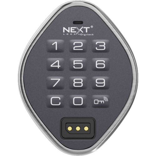 Digilock Range Electronic Keypad Locker Lock NLRK-ADO2-619-01P1 - Vertical Keypad - Brushed Nickel