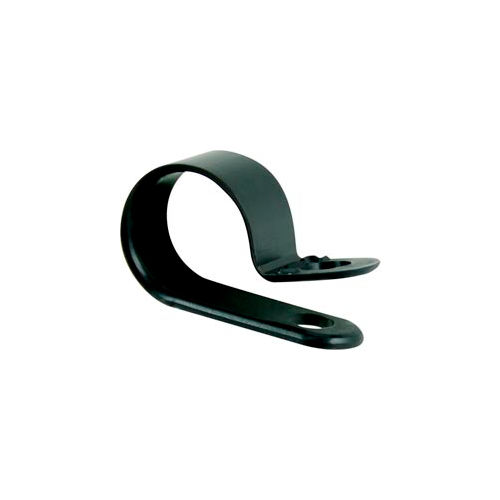 Del City 2504DL Black Cable Clamps- 1/4", 100 Pieces