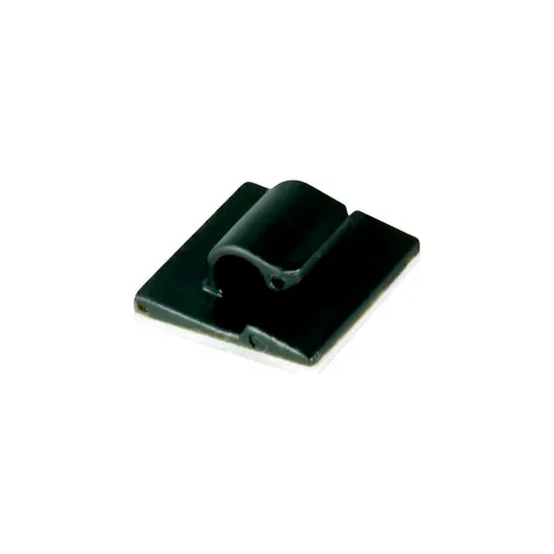 Del City 9827 Cord Clips Black 1/4", 100 Pieces