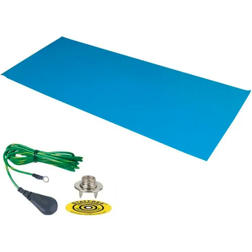 Desco Dual Layer Rubber Mat 66221 with Ground 36