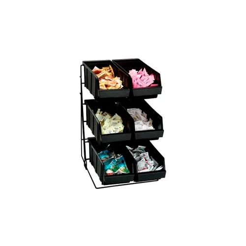 Dispense-Rite WR-4 - 4 Section Wire Rack Cup and Lid Organizer