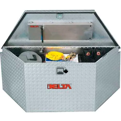 Diamond plate tool box on sale for trailer tongue