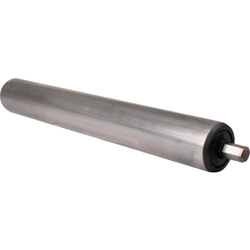 2-1/2&quot; Dia. x 11 Ga. Stainless Steel Roller 42413-48-GP for 48&quot; O.A.W. Omni Conveyors, ABEC Bearings