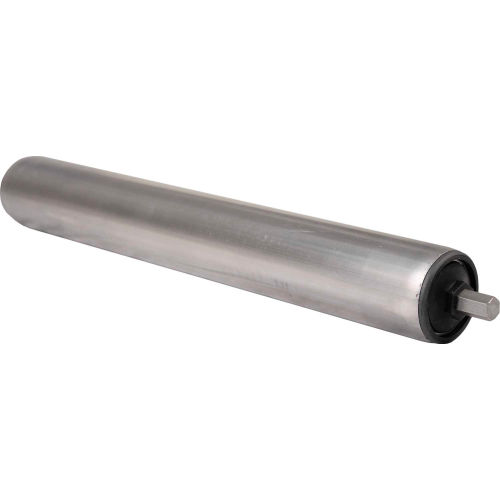 1.9&quot; Dia. x 16 Ga. Stainless Steel Roller 45250-13-GP for 13&quot; O.A.W. Omni Conveyors, ABEC Bearings