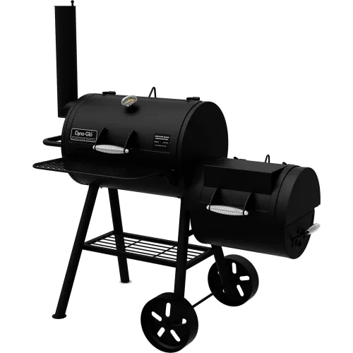 Dyna Glo Signature Series Barrel Charcoal Grill Side Firebox