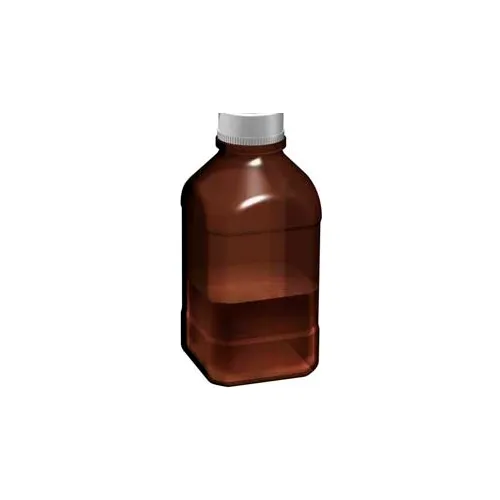 SCILOGEX Autoclavable Bottle 17400037, 1 Liter, 45mm Thread, Amber, Glass