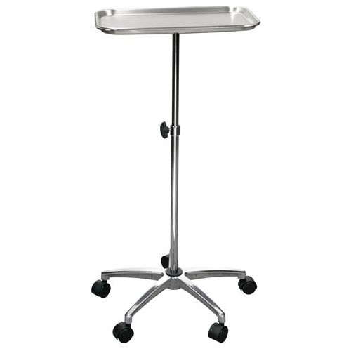Drive Medical 13071 Mayo Instrument Stand with Mobile 5-Caster Base