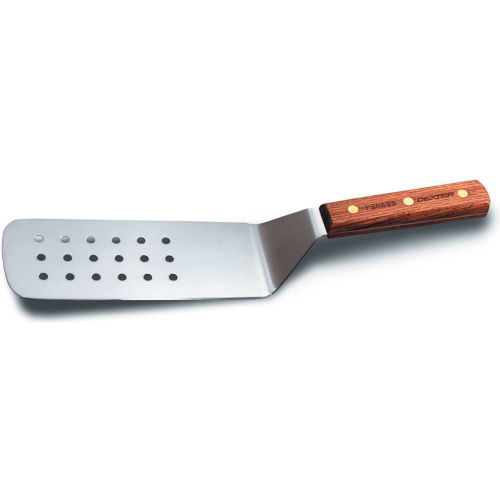 Dexter Russell 19700 - Perforated Turner, High Carbon Steel, 8&quot;L x 3&quot;W