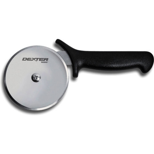 Dexter Russell 31631 - Pizza Cutter, Black Handle, High Carbon Steel, Black Handle, 4"L