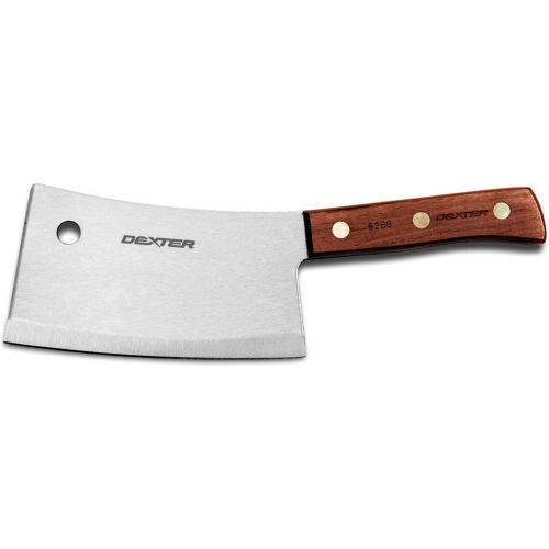 Dexter Russell 08220 - Cleaver Stainless Heavy Duty High Carbon Steel, Stamped, 7"L