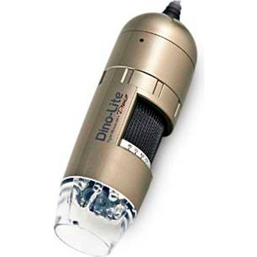 Dino-Lite AM4111T Handheld Microscope with MicroTouch, 1.3 MP, 10x - 50x, 220x