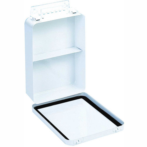 First Aid Box Metal - 6-5/16x2-3/8x9-1/16 - Pkg Qty 12