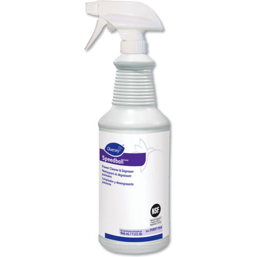 Diversey™ Speedball Heavy-Duty Cleaner, Citrus, Liquid, Quart Spray ...