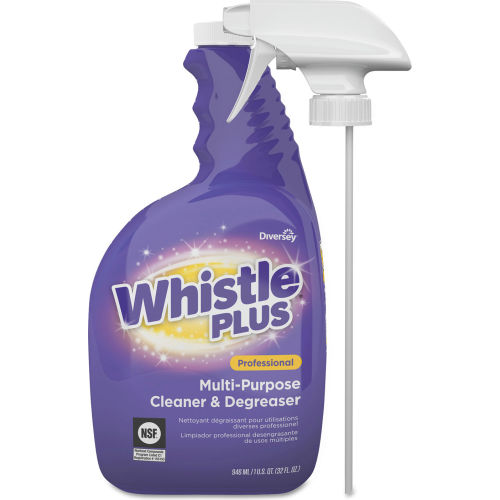 Diversey™ Whistle Plus Professional Multi-Purpose Cleaner/Degreaser, Citrus, 32 oz., 4/Case