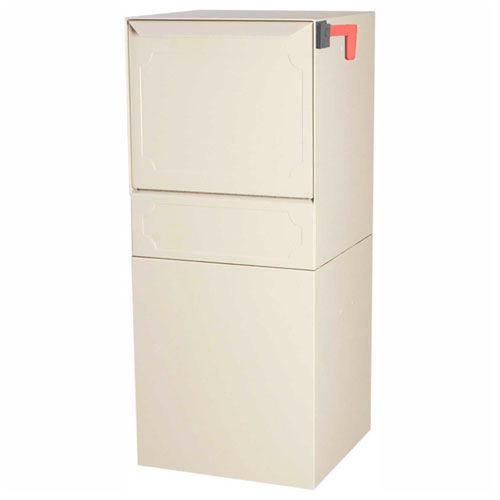 dVault Parcel Protector Vault Mailbox and Parcel Drop DVU0050 - Rear Access - Sand