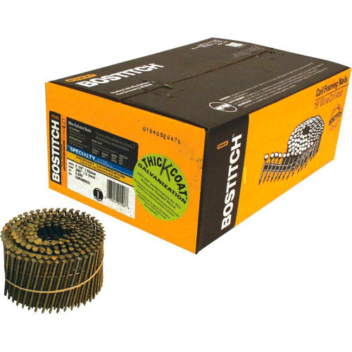 Bostitch 21/2" x .092 Ring Shank 15 Degree Coil Siding Nails
