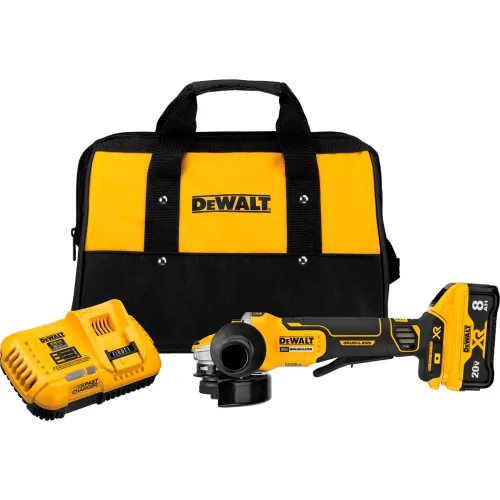 DeWALT® 20V MAX XR® Switch Small Angle Grinder W/ Tool Technology Kit, Brushless, 4.5"-5"