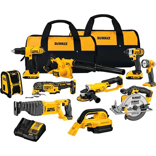 Dewalt 20V MAX 10 Tool Combo Kit with 2 Batteries Charger 2