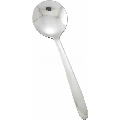 Bouillon Spoon, 18/0 Stainless Steel, Heavy Weight, Mirror Finish, Flute (50 Dozen/Unit)