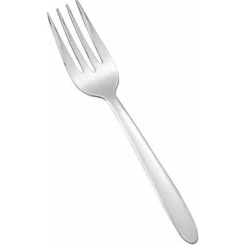 Salad Fork, 18/0 Stainless Steel, Heavy Weight, Mirror Finish, Flute (50 Dozen/Unit)