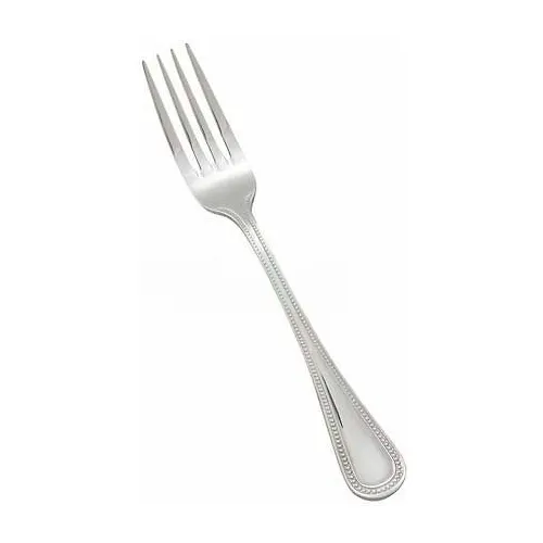 European Table Fork, 18/8 Stainless Steel, Extra Heavy, Deluxe Pearl (25 Dozen/Unit)