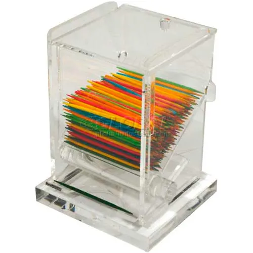 Toothpick Dispenser, Clear Acrylic, 3