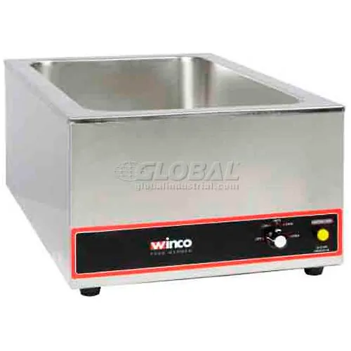 Winco FW-S500, 6-Gallon Stainless Steel Electric Food Warmer