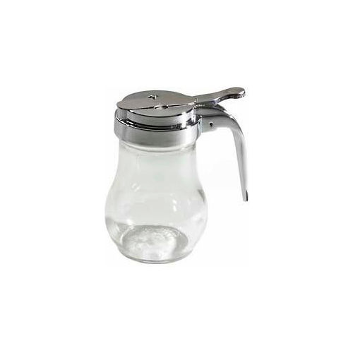 Winco G115 Syrup Pourers, 6 oz, Glass, 4"L, 21/2"W, 4"H, 12/Pack