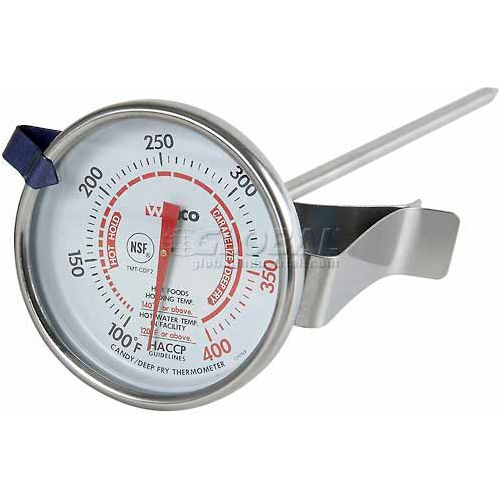 Winco TMTCDF2 Dial Deep Fryer Thermometer Pkg Qty 24