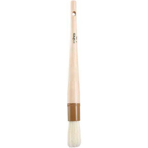 Winco WFB-10R Round Pastry/Basting Brushes, 1&quot;W, Wood handle - Pkg Qty 24