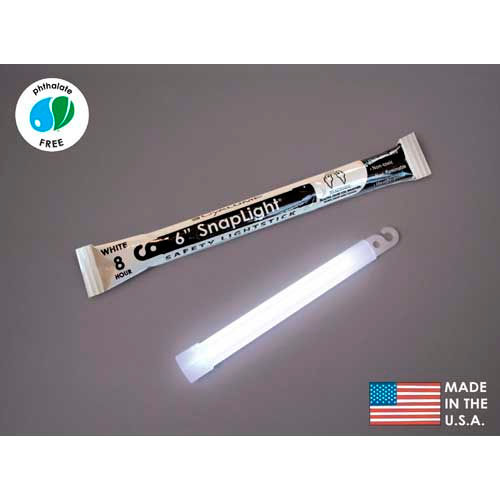 Datrex 6&quot; SnapLight Light Sticks, White - ER0051M-WH