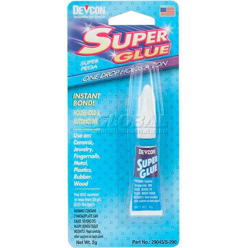 Devcon&#174; Super Glue (S-290), 29045, 2g Tube