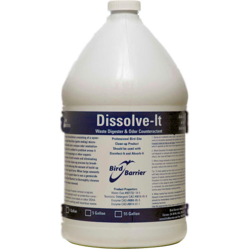 Bird Barrier Dissolve-It Waste Digester & Odor Counteractant, Gallon Bottle - CL-3000