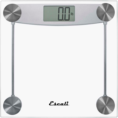 Escali Glass & Chrome Bathroom Scale