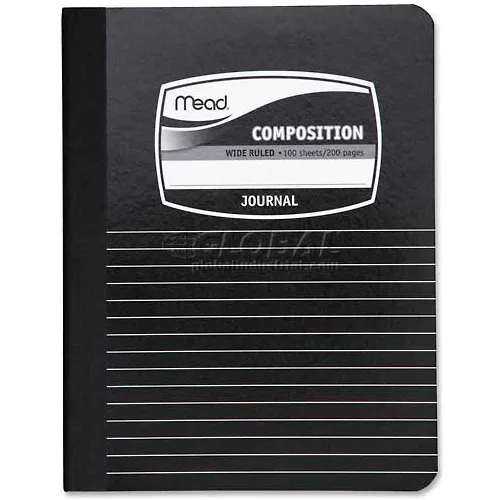 Mead Composition Book, Special Ruled, 9-3/4"x7-1/2", Black Marble (Units per case: 10)