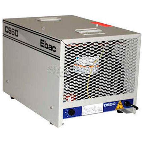 Ebac Industrial Dehumidifier w/Humidistat, 7 Amps, 360 CFM, 110V, 56 Pints