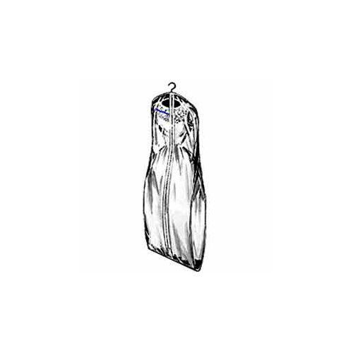 24" X 72", 4 Gauge Vinyl W/ Center Zipper And Side Gusset - Crystal Clear - Pkg Qty 36