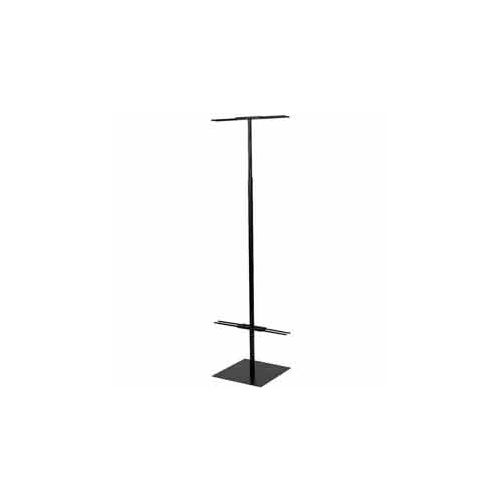 Adjustable Floor Standing Banner Displayer Matte Black