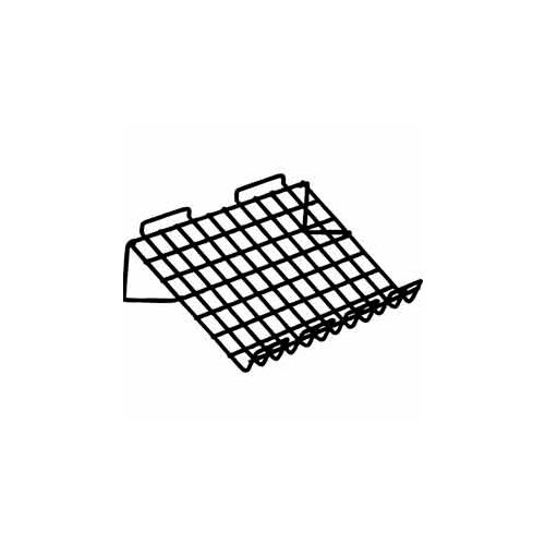 Sloping Shelf W/ 3" Lip - Semi-Gloss Black - Pkg Qty 6