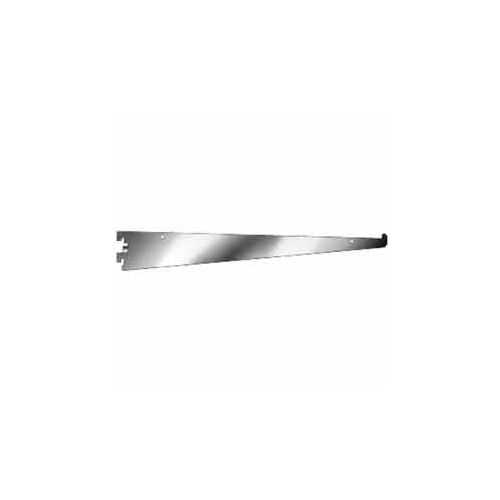 14" Heavy Duty Tap-In Style Shelf Bracket - Chrome - Pkg Qty 25