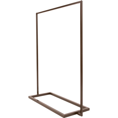 Econoco, Linea 54 in. W x 66 in. H Statuary Bronze Garment Rack