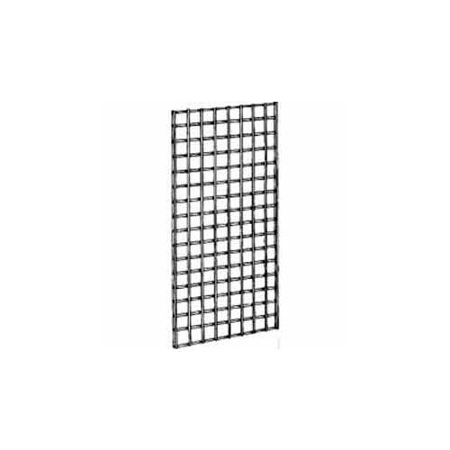 2'W X 4'H - Wire Grid Wall Panel - Chrome - Pkg Qty 3