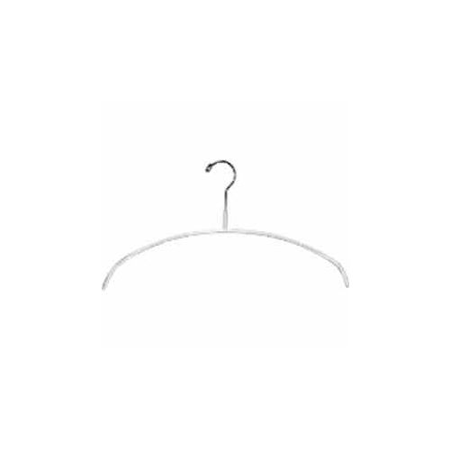 16&quot; L Non-Slip Hanger W/ Swivel Hook - White - Pkg Qty 100