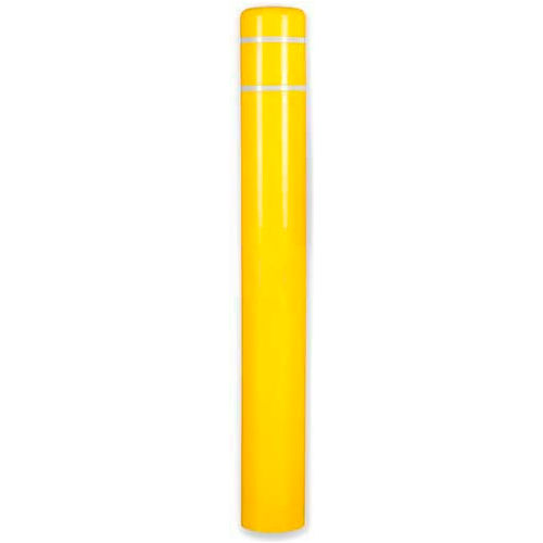 Post Guard® Bollard Cover 3507N, 10-7/8"Dia. X 60"H, Yellow W/No Tape