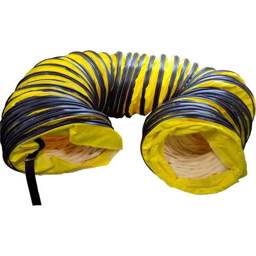 Heatstar 14 Dia. Flexible Heat Duct For Indirect Fired Forced Air Kerosene  Heater, 25'L, Yellow