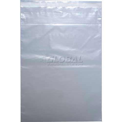 Crash Cart/Drug Tray Security Bags, 14"W x 22"L, 2 Mil, Clear, 500/Pack